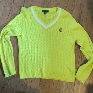 Ralph Lauren bright yellow sweater (activewear)